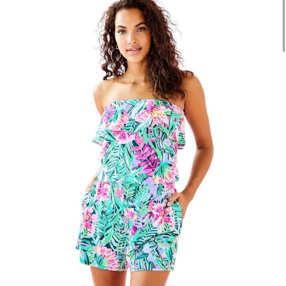 Lilly Pulitzer Anja Romper EUC size medium